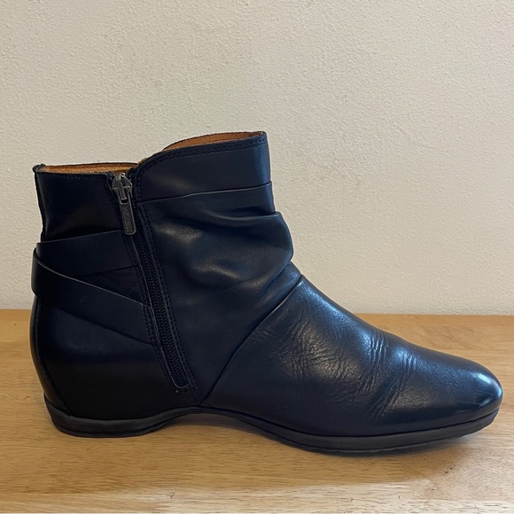 Pikolinos Black Leather Ankle Boots Booties Size EU 41 - Picture 7 of 16